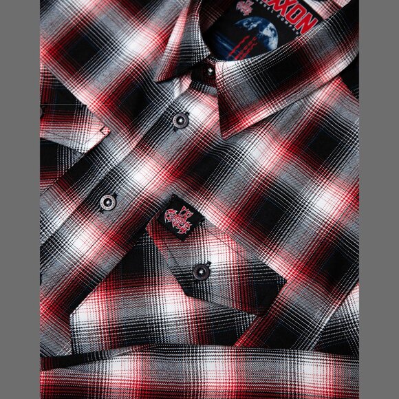 DIXXON FLANNEL x IN FLAMES Flannel Shirt Collab - LUNAR STRAIN - Men's XL - Picture 9 of 12